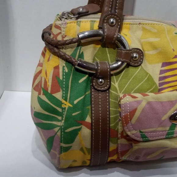 Relic Fossil Fern Print Purse-Excellent Condition - Picture 2 of 7